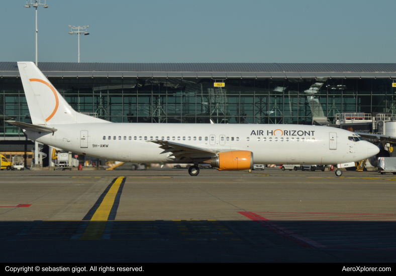 Photo of 9H-AMW - Air Horizont Boeing 737-400 at BRU on AeroXplorer Aviation Database