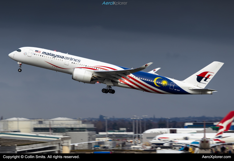 Photo of 9M-MAF - Malaysia Airlines Airbus A350-900 at LHR on AeroXplorer Aviation Database