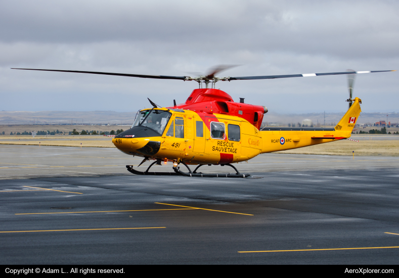 Photo of 146491 - Royal Canadian Air Force Bell CH-146 Griffon at BIL on AeroXplorer Aviation Database