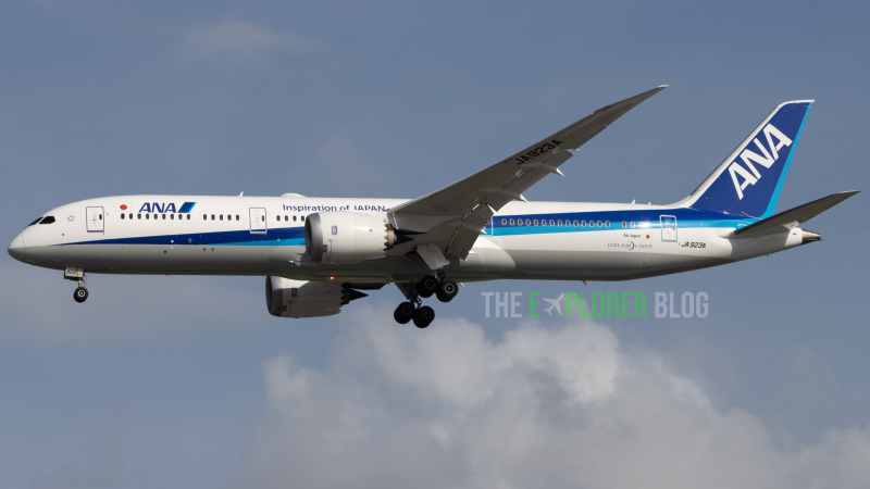 Photo of JA923A - All Nippon Airways Boeing 787-9 at SIN on AeroXplorer Aviation Database