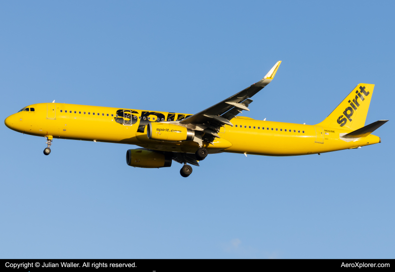 Photo of N661NK - Spirit Airlines Airbus A321-200 at MCO on AeroXplorer Aviation Database