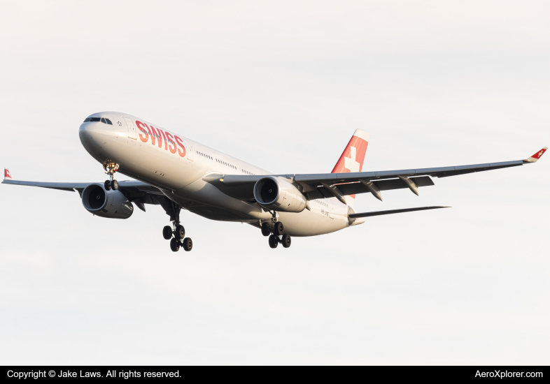 Photo of HB-JHE - Swiss International Air Lines Airbus A330-300 at IAD on AeroXplorer Aviation Database