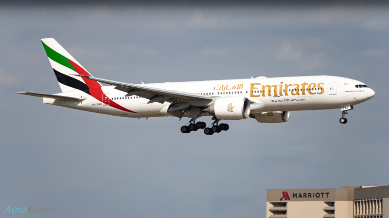 Photo of A6-EWH - Emirates Boeing 777-200LR at DFW on AeroXplorer Aviation Database