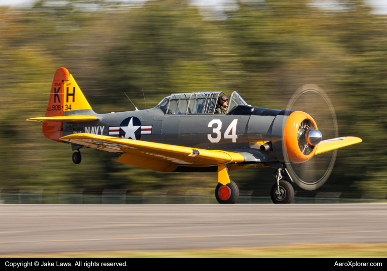 Photo of N299S5 - PRIVATE North American T-6 Texan at CJR on AeroXplorer Aviation Database