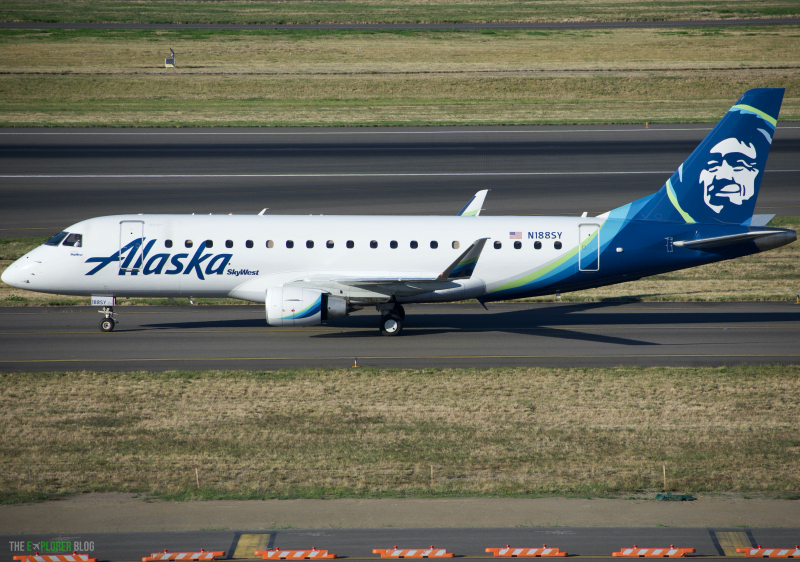 Photo of N188SY - Alaska Airlines Embraer E175 at PDX on AeroXplorer Aviation Database