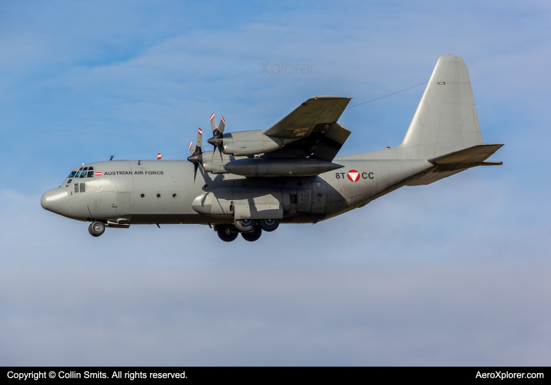 Photo of 8T-CC - Austrian Air Force Lockheed C-130H Hercules at EIN on AeroXplorer Aviation Database