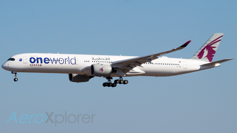 Photo of A7-ANE - Qatar Airways Airbus A350-1000 at DFW on AeroXplorer Aviation Database