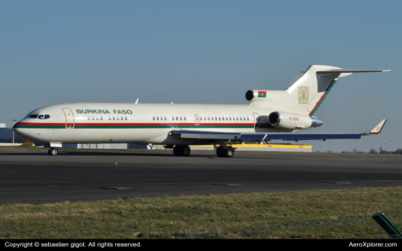 Photo of XT-BFA - Burkina Faso  Boeing 727-200 at BRU on AeroXplorer Aviation Database