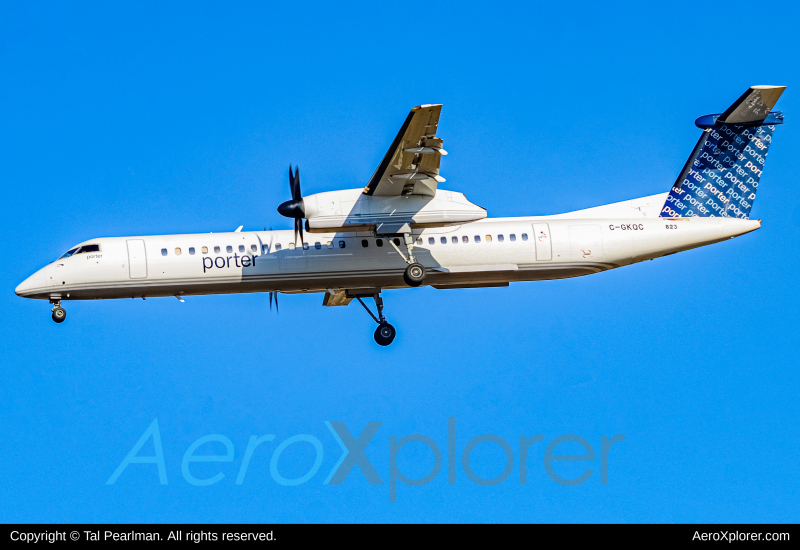 Photo of C-GKQC - Porter Airlines De Havilland Dash-8 q400 at IAD on AeroXplorer Aviation Database