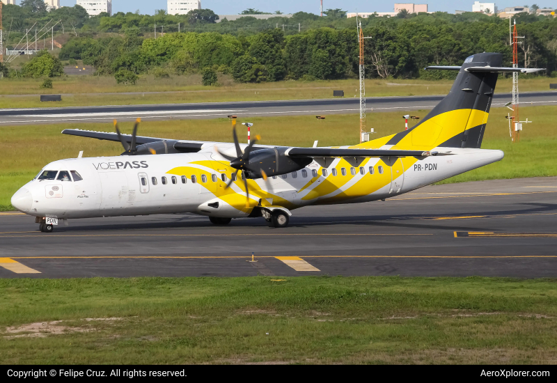 Photo of PR-PDN - Voepass Linhas Aéreas ATR 72-600 at SSA on AeroXplorer Aviation Database