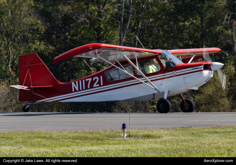 Photo of N11721 - PRIVATE 7KCAB Citabria at CJR on AeroXplorer Aviation Database