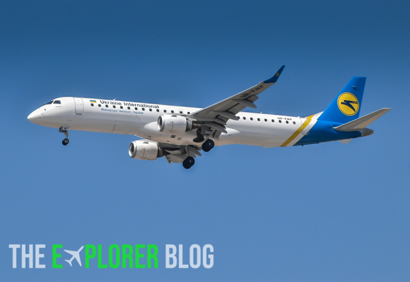 Photo of UR-EMF - Ukraine International Airlines Embraer E195 at TLV on AeroXplorer Aviation Database