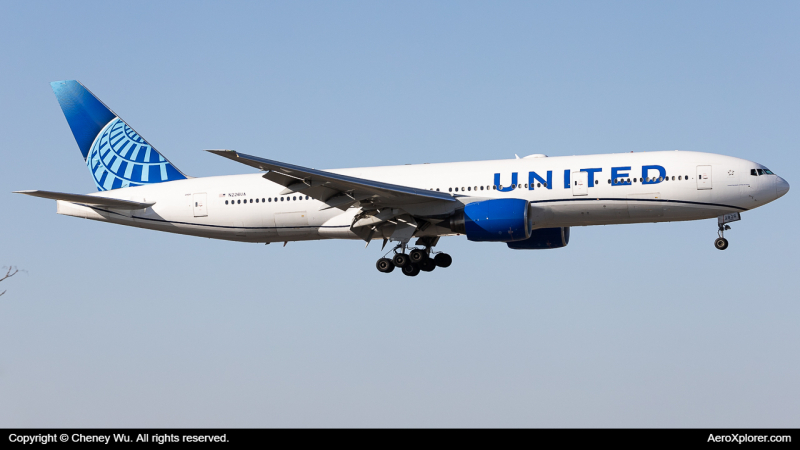 Photo of N226UA - United Airlines Boeing 777-200ER at EWR on AeroXplorer Aviation Database