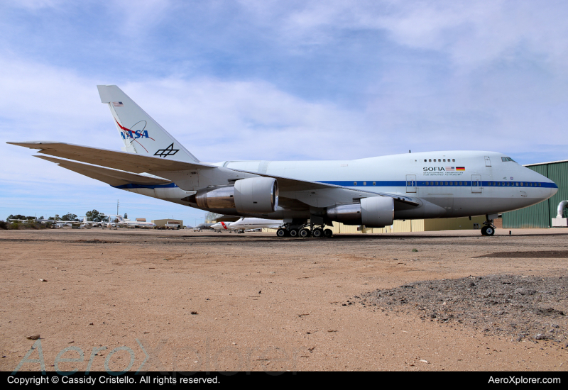 Photo of N747NA - NASA Boeing 747SP at KDMA on AeroXplorer Aviation Database
