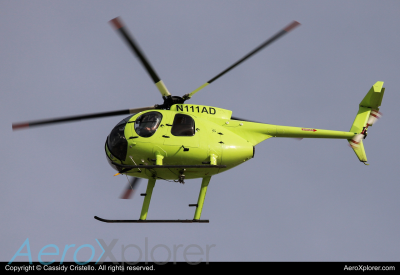 Photo of N111AD - PRIVATE MD Helicopters MD500 at AVW on AeroXplorer Aviation Database