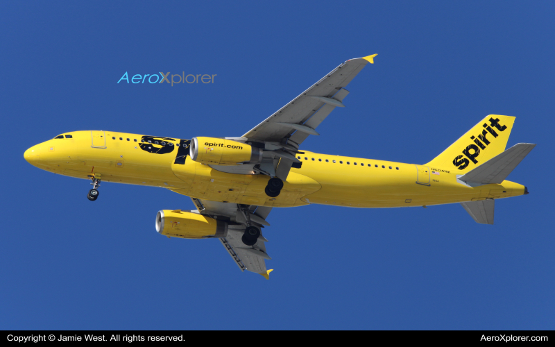 Photo of N604NK - Spirit Airlines Airbus A320 at OAK on AeroXplorer Aviation Database