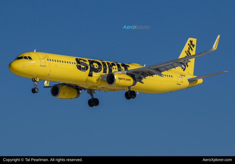 Photo of N680NK - Spirit Airlines Airbus A321-200 at BWI on AeroXplorer Aviation Database