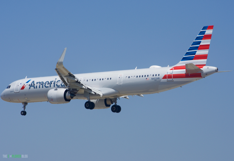 Photo of N403AN - American Airlines Airbus A321NEO at LAX on AeroXplorer Aviation Database