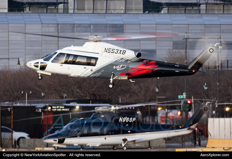 Photo of N553XB - PRIVATE Sikorsky S-76D at JRA on AeroXplorer Aviation Database