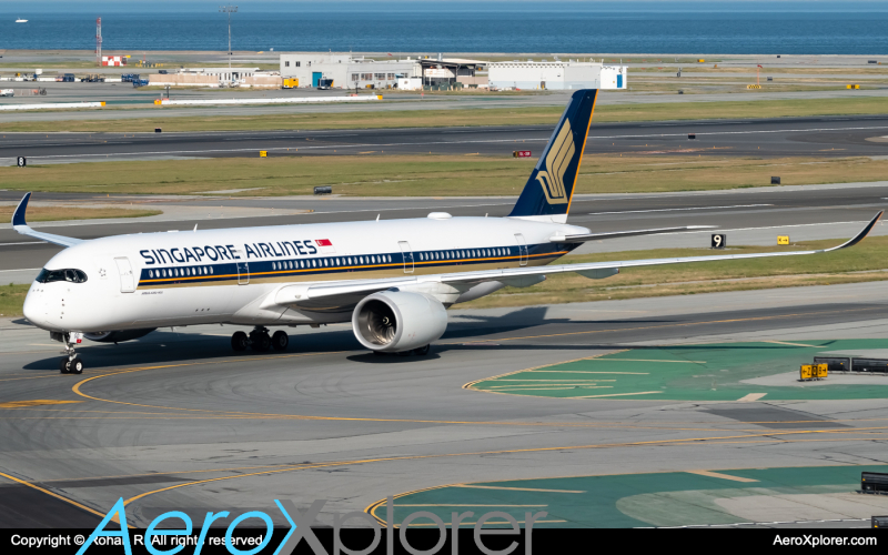 Photo of 9V-SGD - Singapore Airlines Airbus A350-900 at SFO on AeroXplorer Aviation Database
