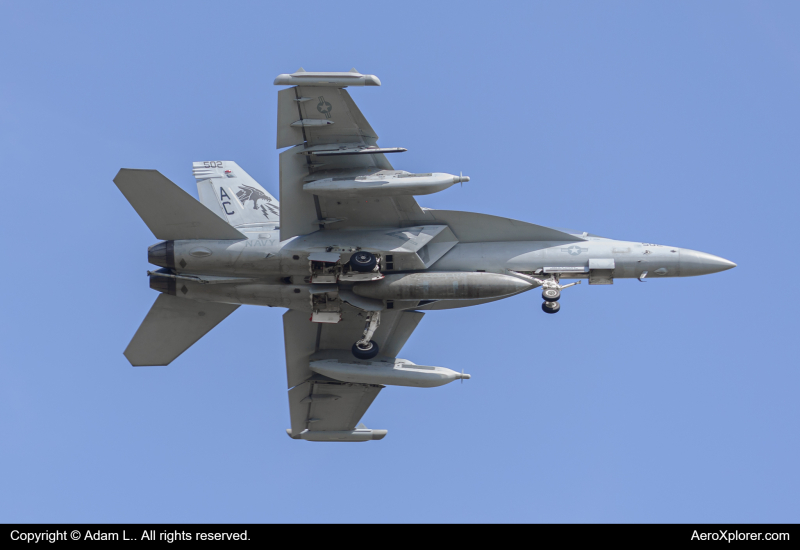 Photo of 169129 - USN - United States Navy Boeing EA-18G Growler at BIL on AeroXplorer Aviation Database