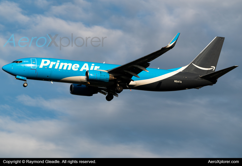 Photo of N5147A - Prime Air Boeing 737-800 at KCVG on AeroXplorer Aviation Database