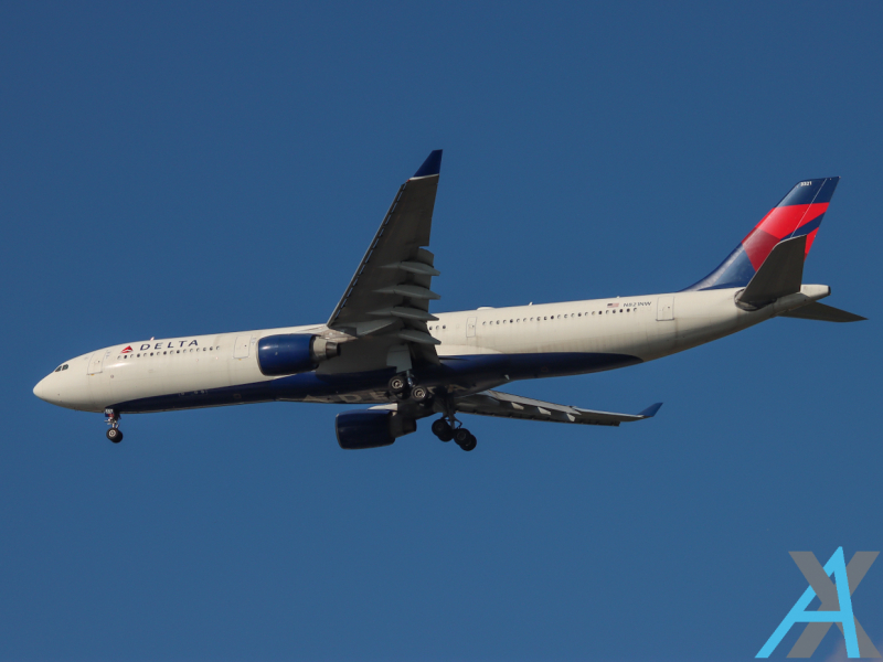 Photo of N821NW - Delta Airlines Airbus A330-300 at JFK on AeroXplorer Aviation Database