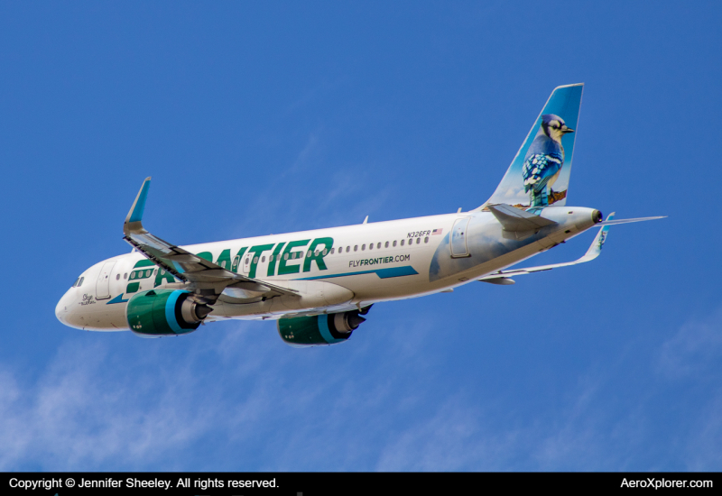 Photo of N326FR - Frontier Airlines Airbus A320neo at KDEN on AeroXplorer Aviation Database