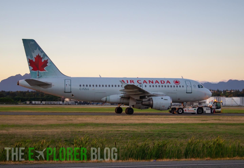 Photo of C-FZUJ - Air Canada Airbus A319 at YVR on AeroXplorer Aviation Database