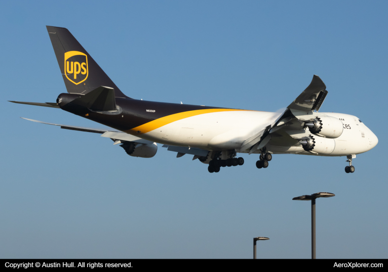 Photo of N633UP - United Parcel Service Boeing 747-8F at SDF on AeroXplorer Aviation Database