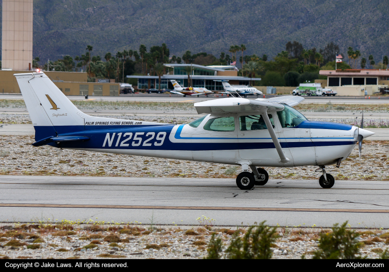 Photo of N12529 - PRIVATE Cessna 172 at PSP on AeroXplorer Aviation Database