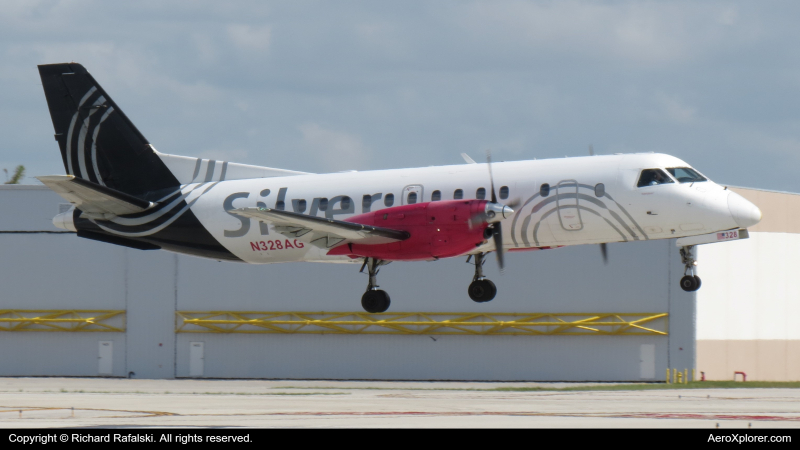 Photo of N328AG - Silver Airways Saab 340 at FLL on AeroXplorer Aviation Database
