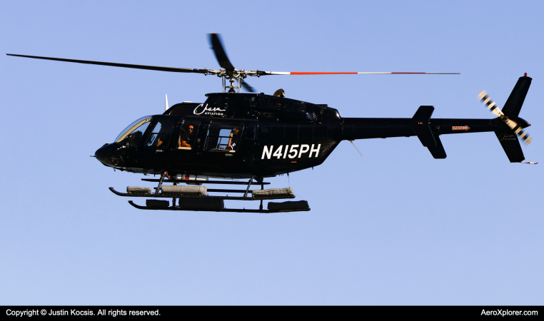Photo of N415PH - Charm Aviation Bell 407 at JRB on AeroXplorer Aviation Database