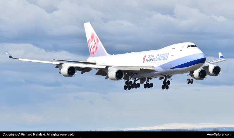 Photo of B-18715 - China Airlines Cargo Boeing 747-400F at ANC on AeroXplorer Aviation Database