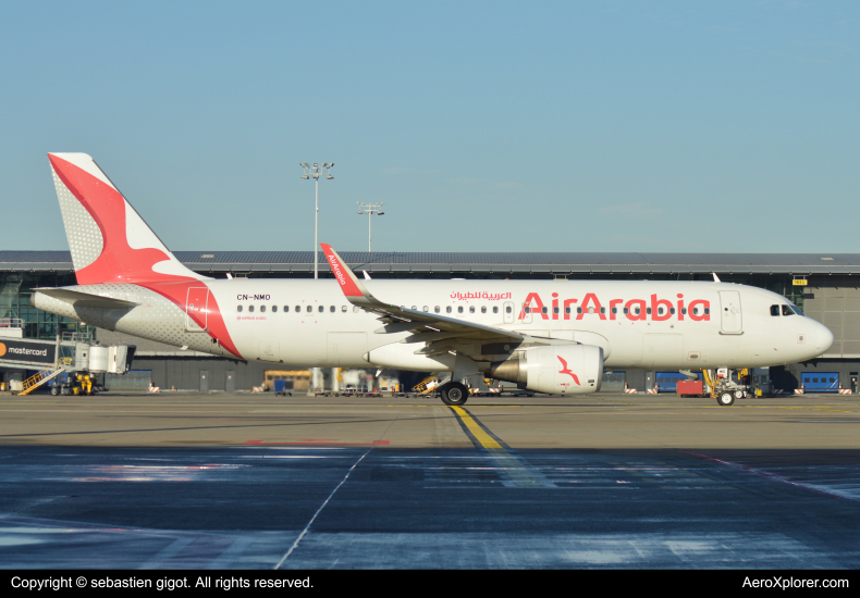 Photo of CN-NMO - Air Arabia Airbus A320 at BRU on AeroXplorer Aviation Database