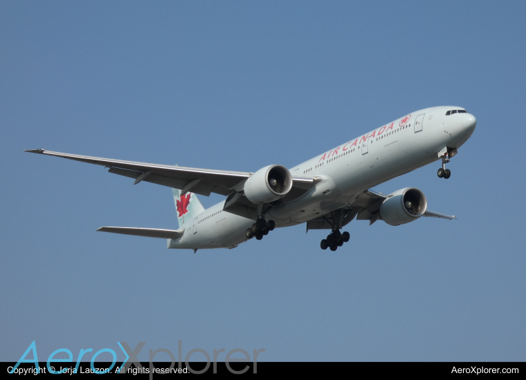 Photo of C-FIVQ - Air Canada Boeing 777-300ER at YYZ on AeroXplorer Aviation Database