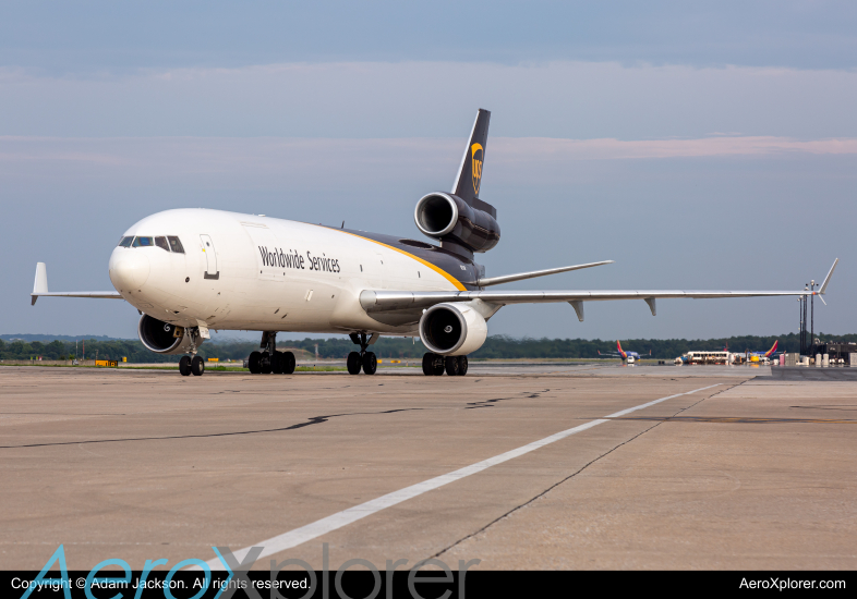 Photo of N251UP - UPS McDonnell Douglas MD-11F at BWI on AeroXplorer Aviation Database