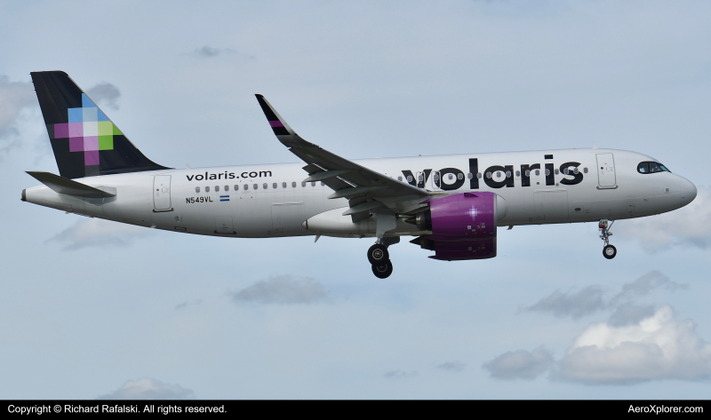 Photo of N549VL - Volaris Airbus A320NEO at MIA on AeroXplorer Aviation Database