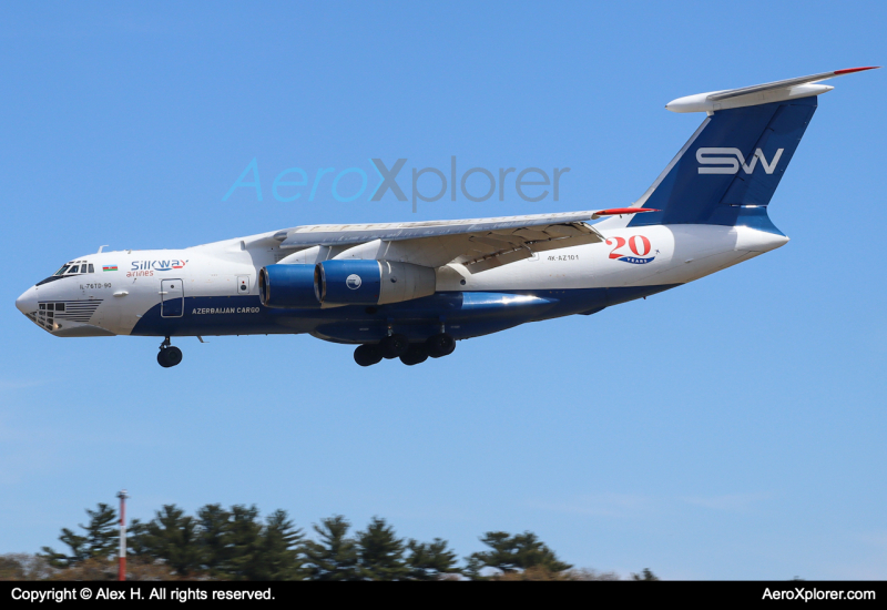 Photo of 4K-AZ101 - Silk Way Airlines Ilyushin IL-76 at PSM on AeroXplorer Aviation Database