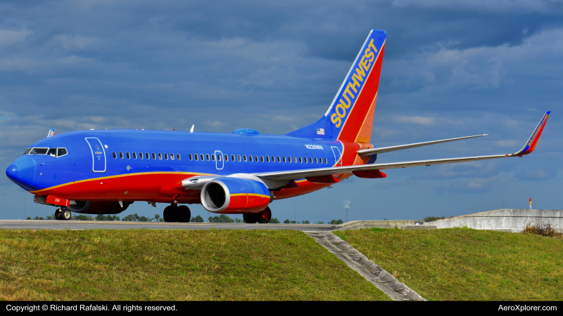 Photo of N228WN - Southwest Airlines Boeing 737-700 at MCO on AeroXplorer Aviation Database
