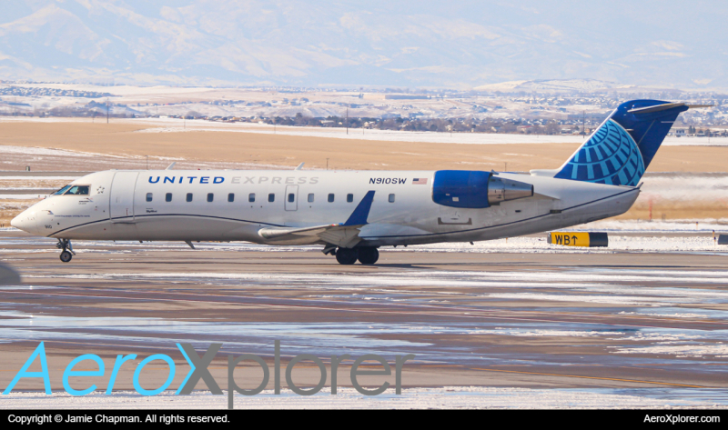 Photo of N910SW - United Airlines Mitsubishi CRJ-200 at AVP on AeroXplorer Aviation Database