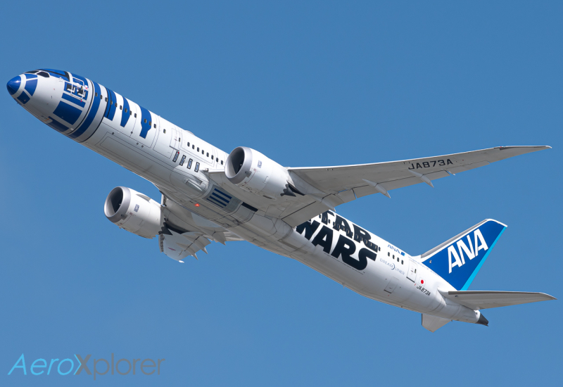 Photo of JA873A - All Nippon Airways Boeing 787-9 at SFO on AeroXplorer Aviation Database