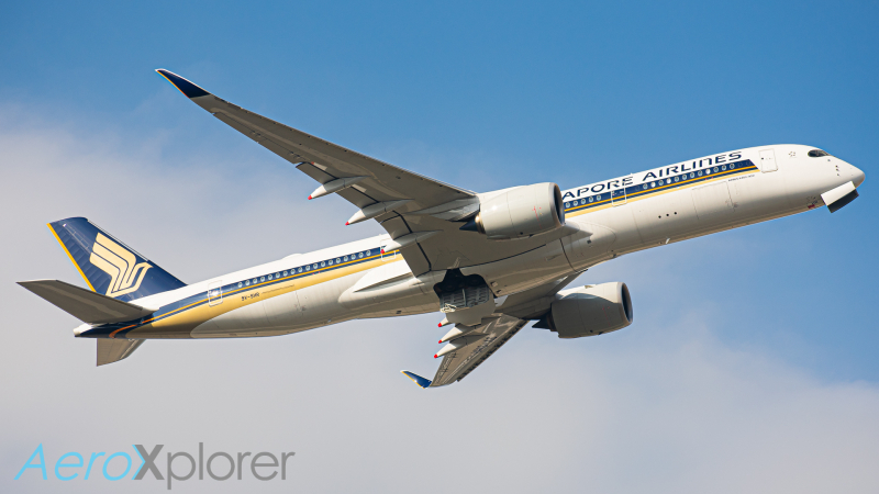 Photo of 9V-SHR - Singapore Airlines Airbus A350-900 at MEL on AeroXplorer Aviation Database