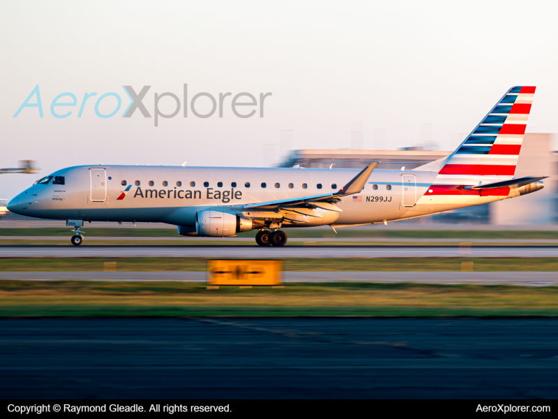 Photo of N299JJ - American Eagle Embraer E175 at KCVG on AeroXplorer Aviation Database