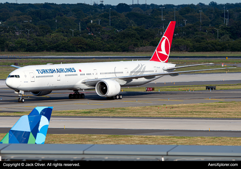Photo of TC-JJU - Turkish Airlines Boeing 777-300ER at JFK on AeroXplorer Aviation Database