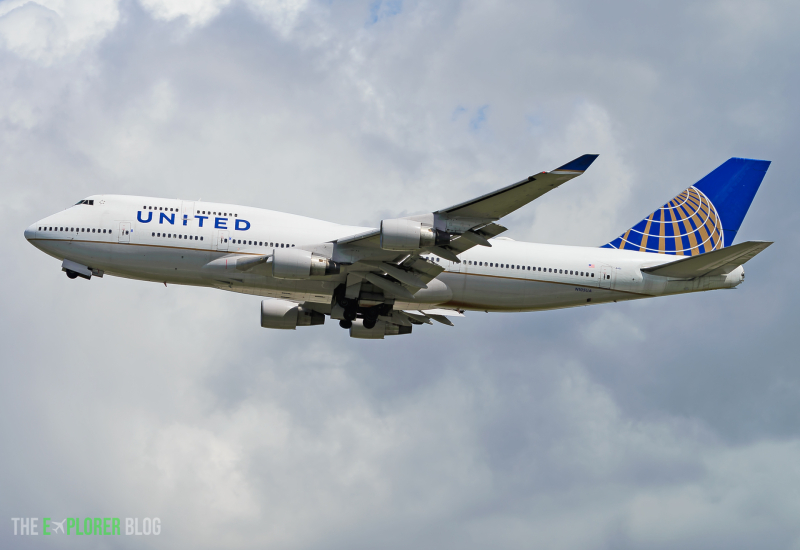 Photo of N105UA - United Airlines Boeing 747-400 at LHR on AeroXplorer Aviation Database