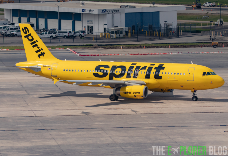 Photo of N697NK - Spirit Airlines Airbus A320NEO at IAH on AeroXplorer Aviation Database