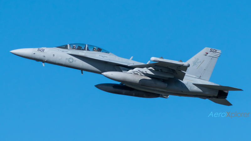 Photo of 168941 - United States Navy Boeing E/A-18G Growler at PDX on AeroXplorer Aviation Database