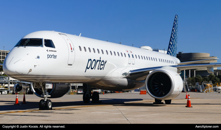 Photo of C-GZQF - Porter Airlines Embraer E190-E2 at TPA on AeroXplorer Aviation Database