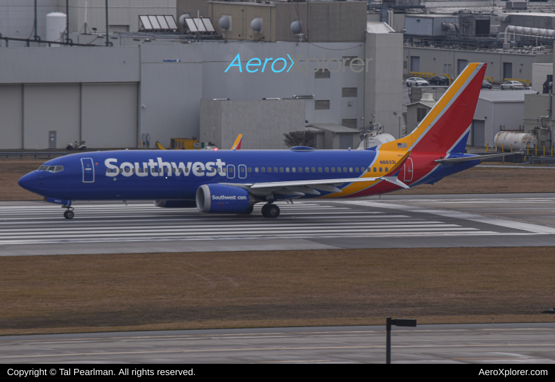 Photo of N8833L - Southwest Airlines Boeing 737 MAX 8 at BWI on AeroXplorer Aviation Database